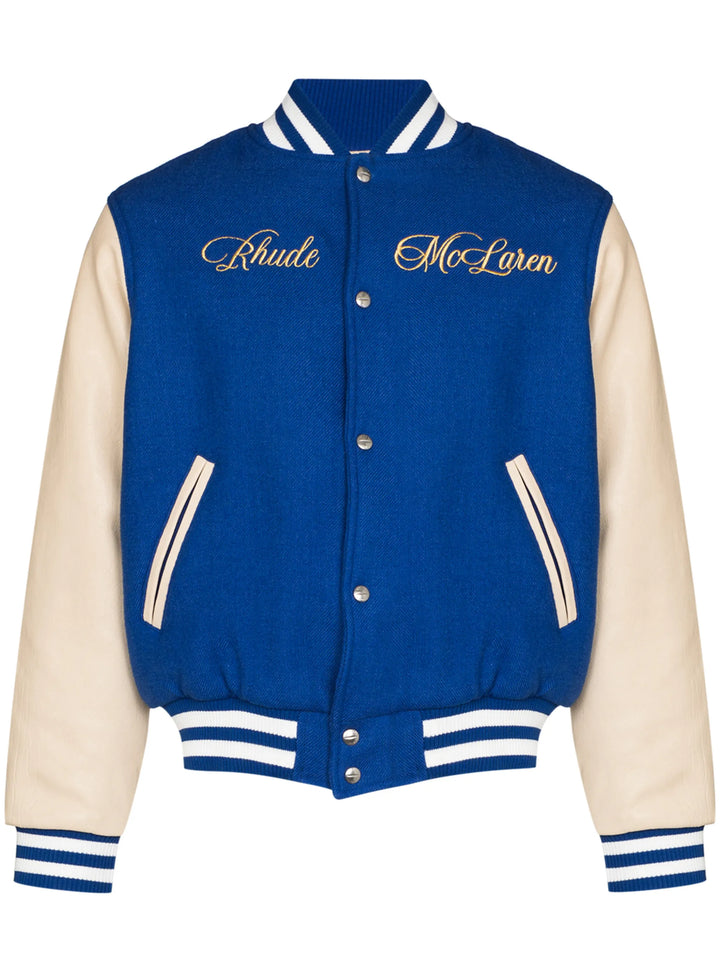 X McLaren Varsity Bomber Jacket