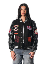Kansas City Chiefs Varsity Sparkle Jacket - Black