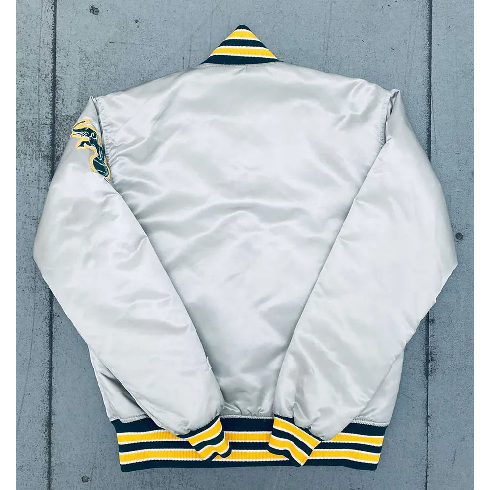 1980 Oakland Athletics Silver Bomber Jacket