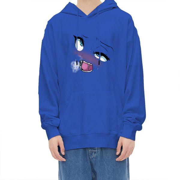 EU Size Ahegao Face Hentai Japanese Hoodie