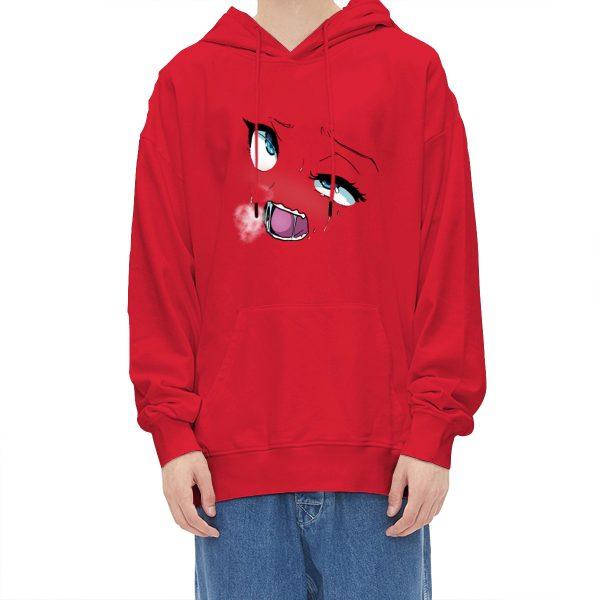 EU Size Ahegao Face Hentai Japanese Hoodie