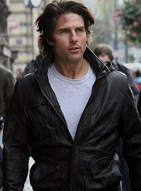 Mission Impossible Ghost Protocol Black Leather Jacket