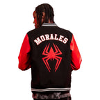 Across The Spider-Verse Miles Morales Jacket, HNA Leather, Varsity jacket, across-the-spider-verse-miles-morales-jacket, Across The Spider-Verse Miles Morales Jacket, Shameik Moore Spider-Ver