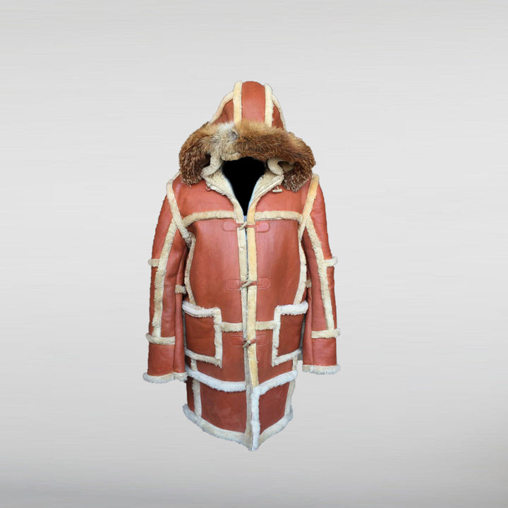 Tom Hardy Dark Knight Ralph tan Fur Hooded Coat - HNA Jackets 