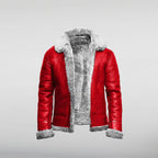 Santa Claus Red Shearling Jacket