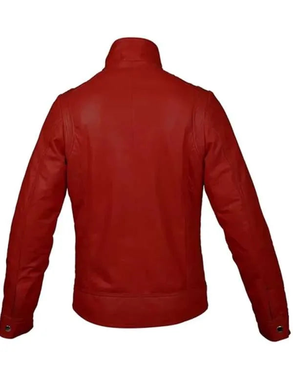 Valentines Day Couples Be Mine Red Leather Jacket