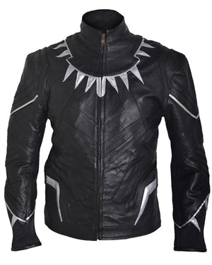 Black Panther Motorcycle Jacket - HNA Jackets 