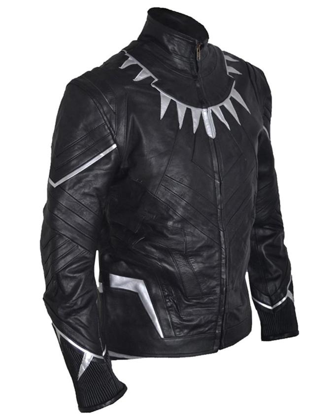 Black Panther Motorcycle Jacket - HNA Jackets 