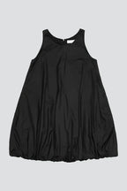 Black Nylon Volume Mini Dress