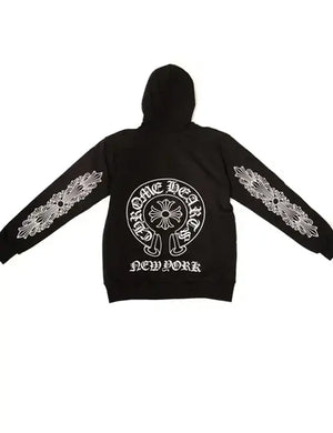 New York Chrome Hearts Black Hoodie
