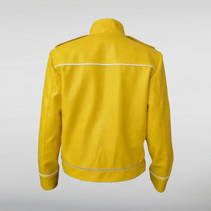 Freddie Mercury Yellow Leather Jacket