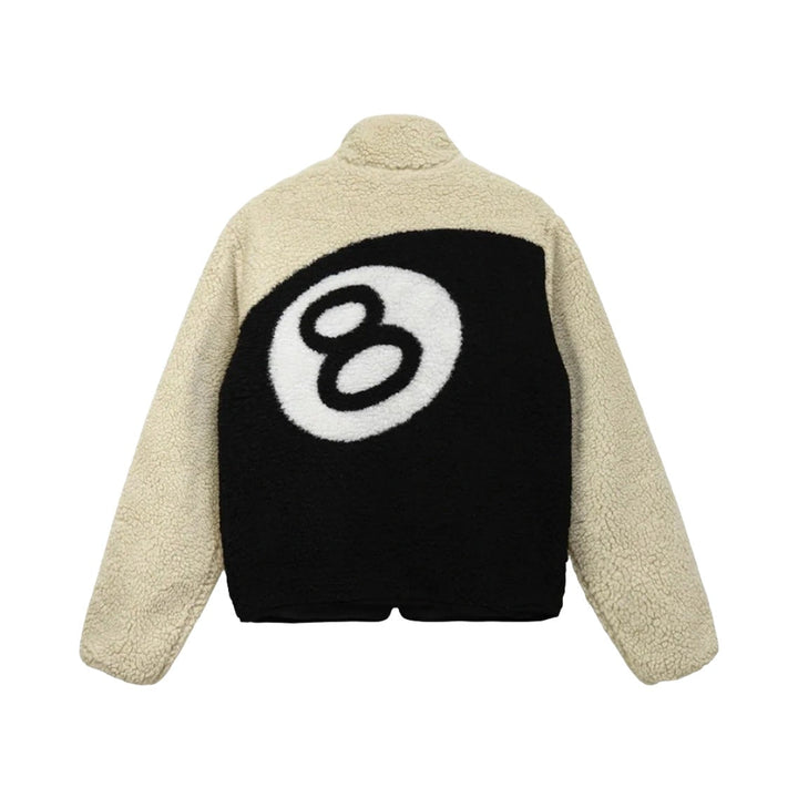 Dual tone 8 Ball Sherpa Jacket