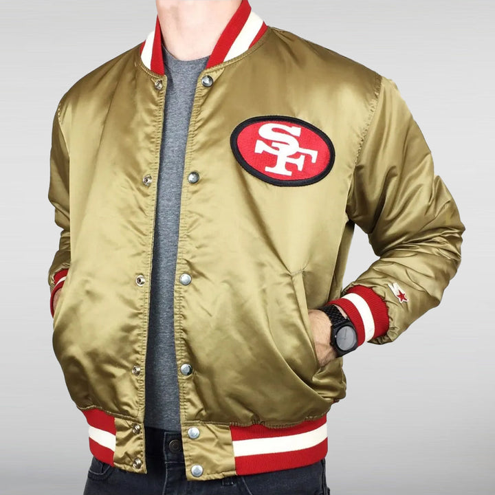 San Francisco 49ers Satin Starter Jacket