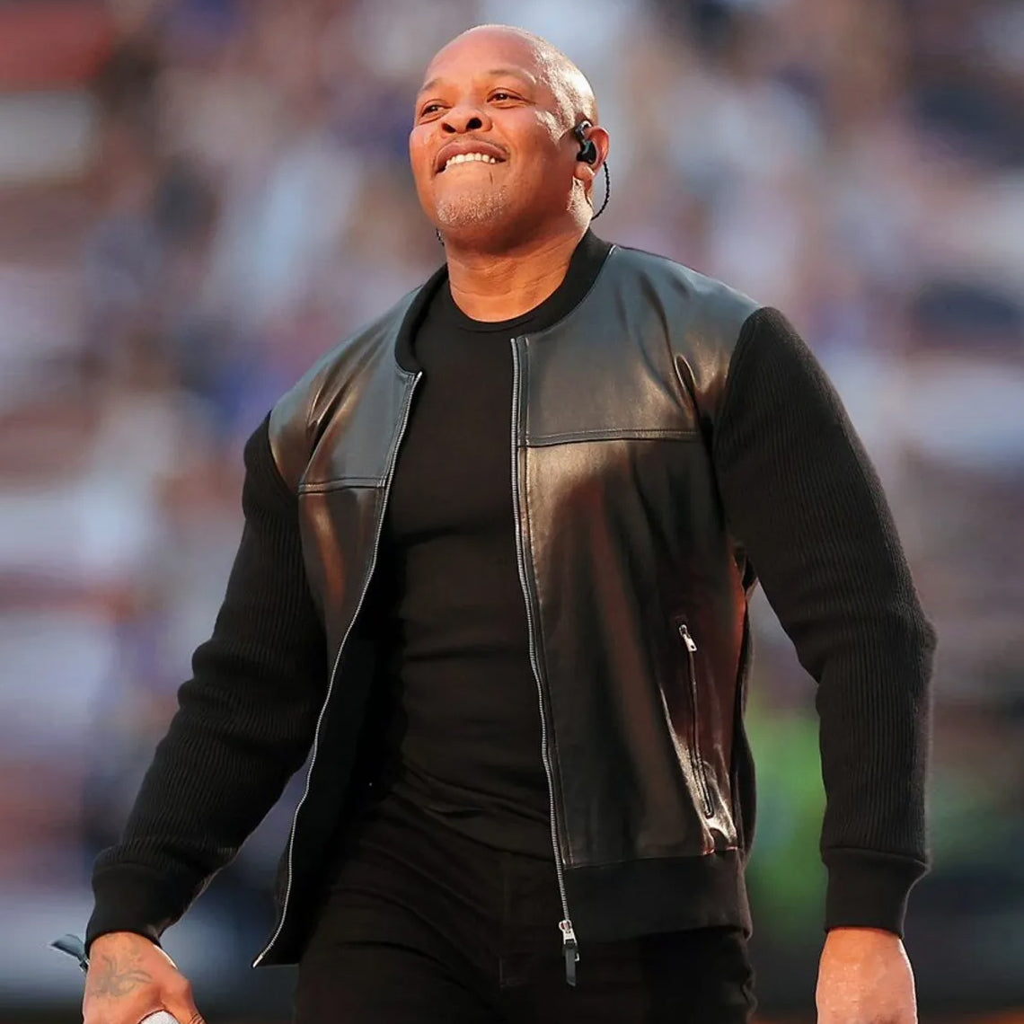 Dr Dre Leather Bomber Jacket