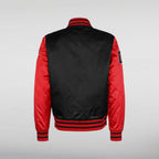 FUBU College Bomber Satin  Red and BlackJacket