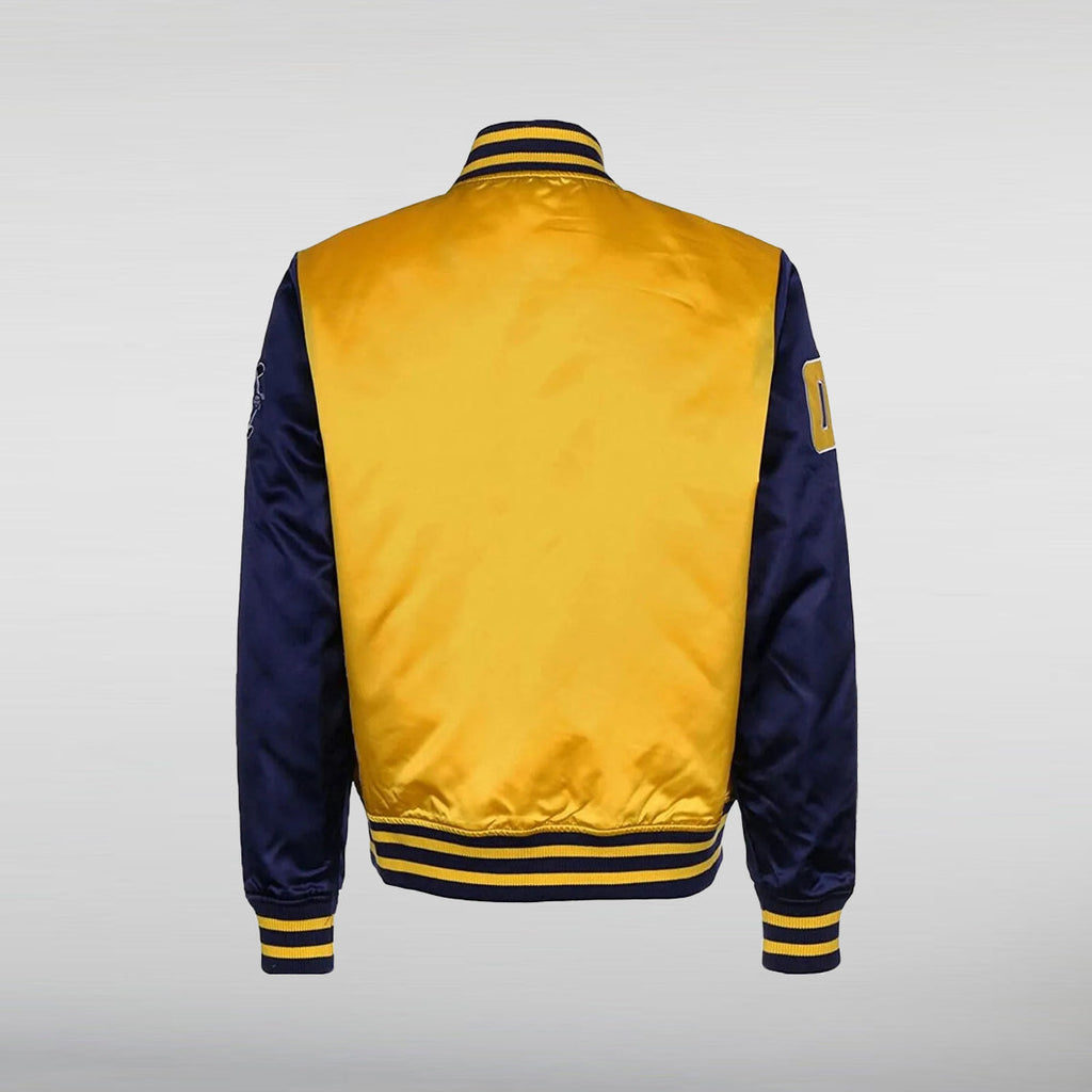 FUBU College Bomber Satin  Golden Jacket