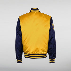 FUBU College Bomber Satin  Golden Jacket