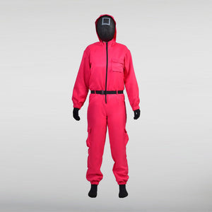 Squid Game Pink Guard Costume
