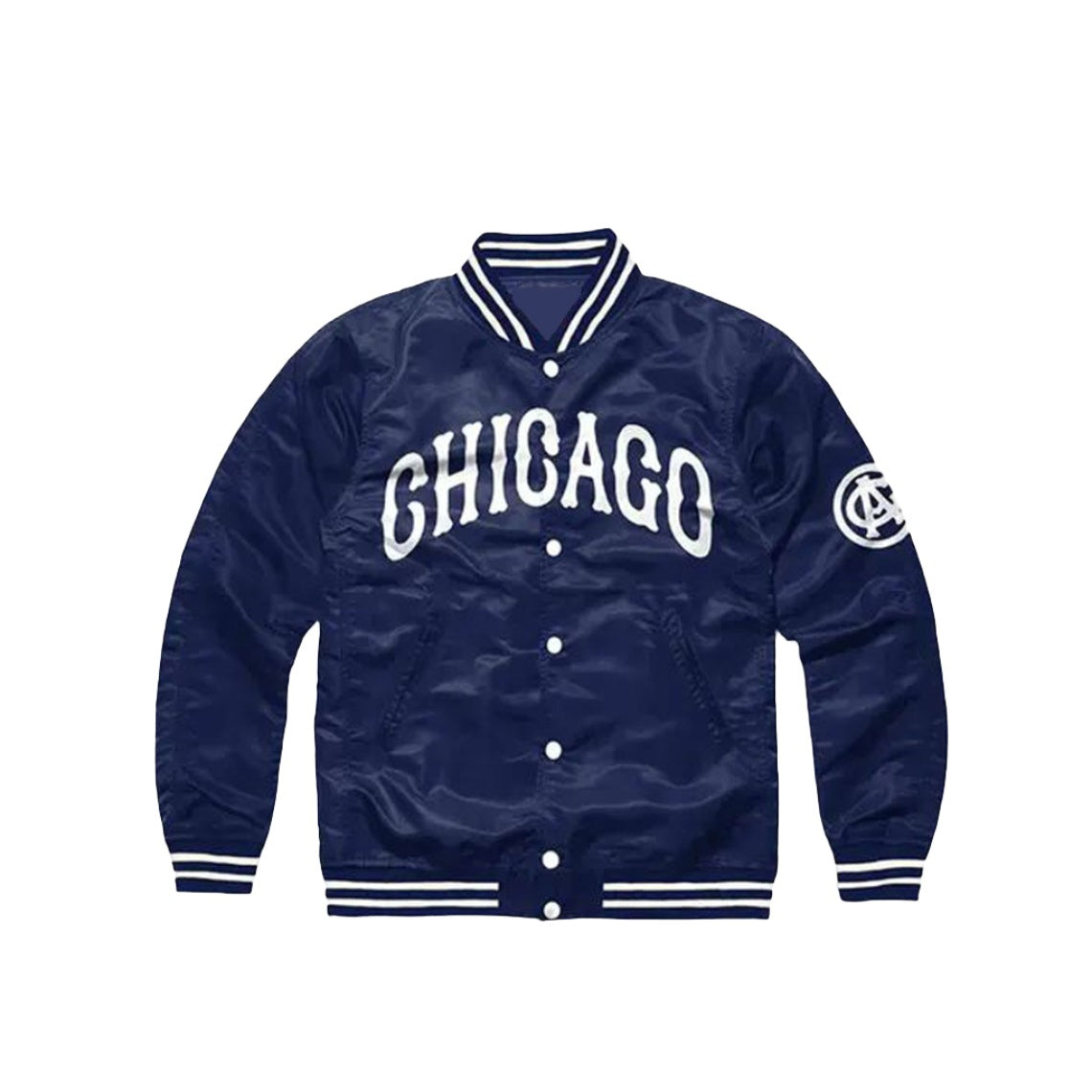 Chicago American Giants Script Blue Jacket - HNA Jackets 