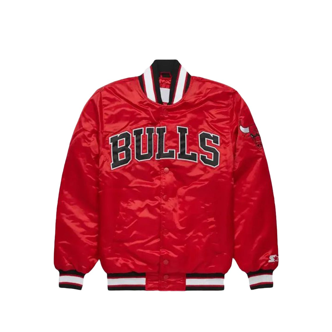 Chicago Bulls Red Satin Jacket