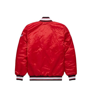 Chicago Bulls Red Satin Jacket