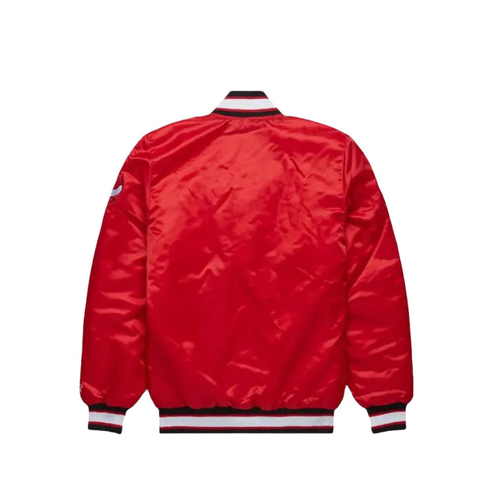 Chicago Bulls Red Satin Jacket