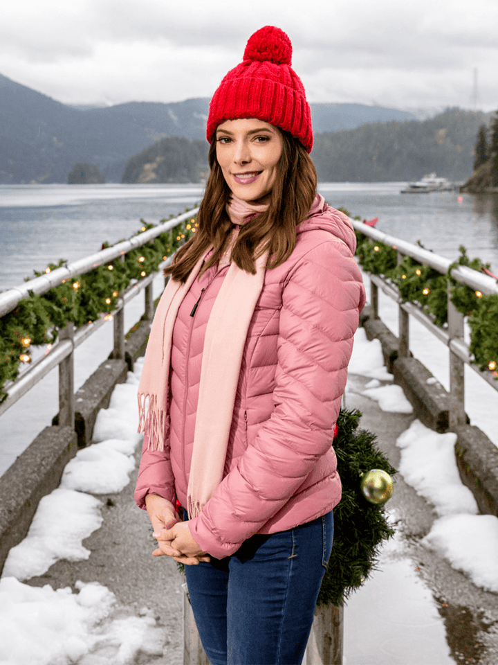 Christmas On My Mind Ashley Greene Pink Jacket