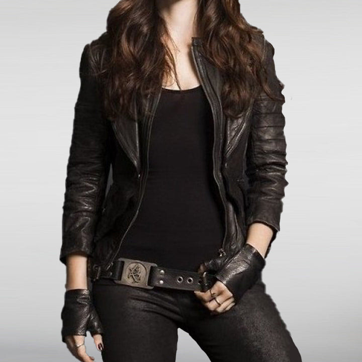 Clary Fray Shadowhunters Black Leather Jacket