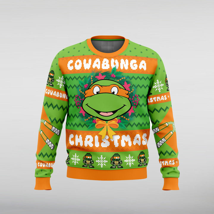 Cowabunga Christmas Sweater HNA Leather