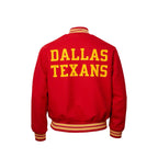dallas texans 1960 Red Varsity Jacket