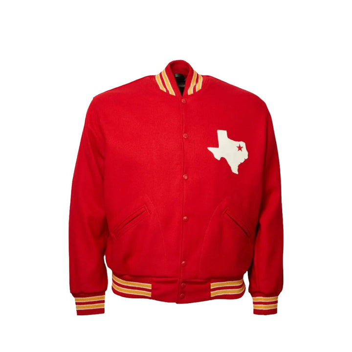dallas texans 1960 Red Varsity Jacket