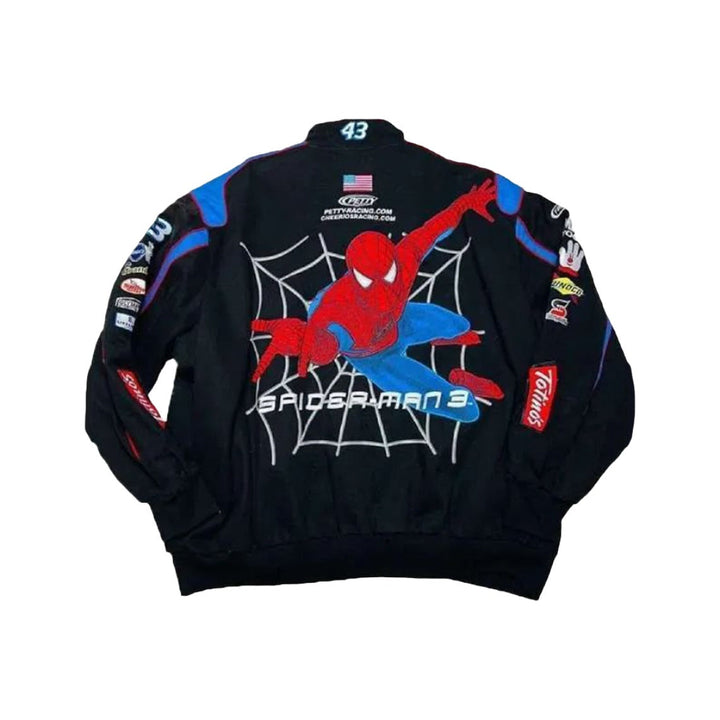 Disney Daytona 500 Spiderman Jacket HNA Leather