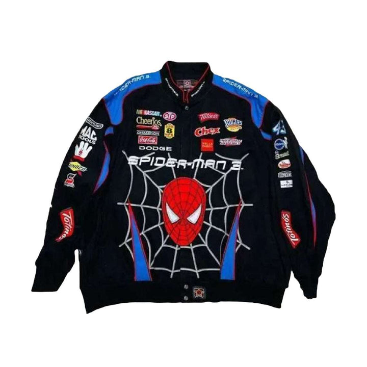 Disney Daytona 500 Spiderman Jacket HNA Leather