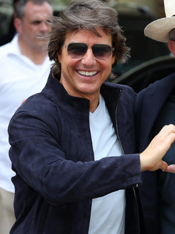 Tom Cruise Mission Impossible 7 Blue Jacket