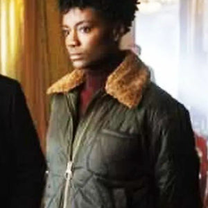 FBI Season 06 Tiffany Wallace Quilted Jacket HNA Leather