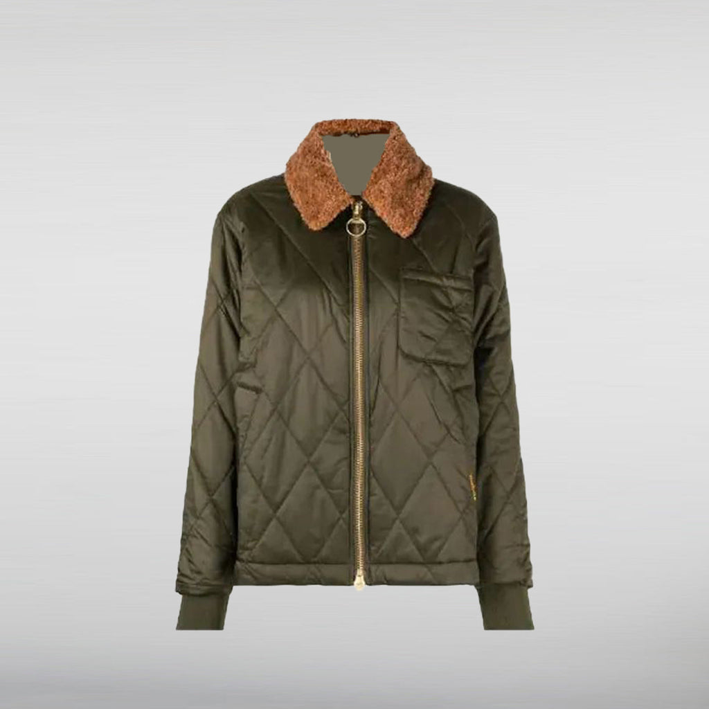 FBI Season 06 Tiffany Wallace Quilted Jacket HNA Leather