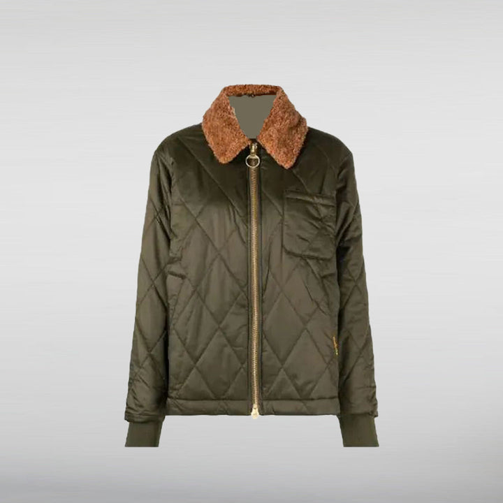 FBI Season 06 Tiffany Wallace Quilted Jacket HNA Leather