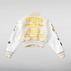 First Row Art Dealer Graphic Cream Jacket - HNA Jackets 
