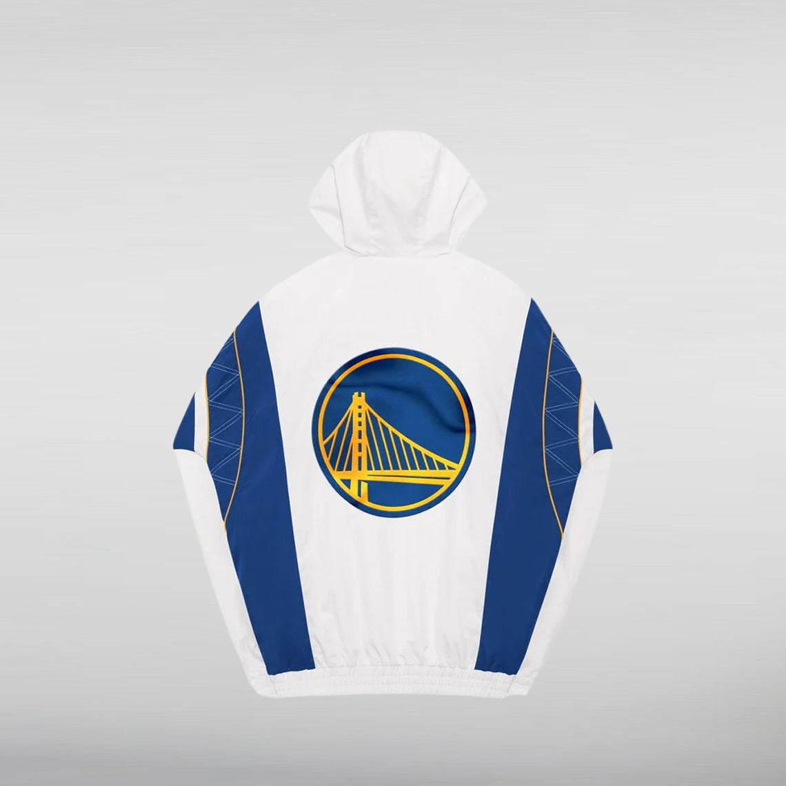 Golden State Warriors Half-Zip Hoodie Jacket HNA Leather