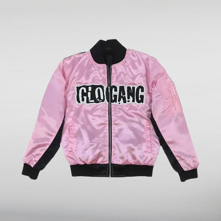 Glo Gang Fool Ya Satin Varsity Jacket - HNA Jackets 