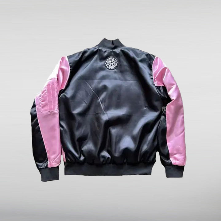 Glo Gang Fool Ya Satin Varsity Jacket - HNA Jackets 
