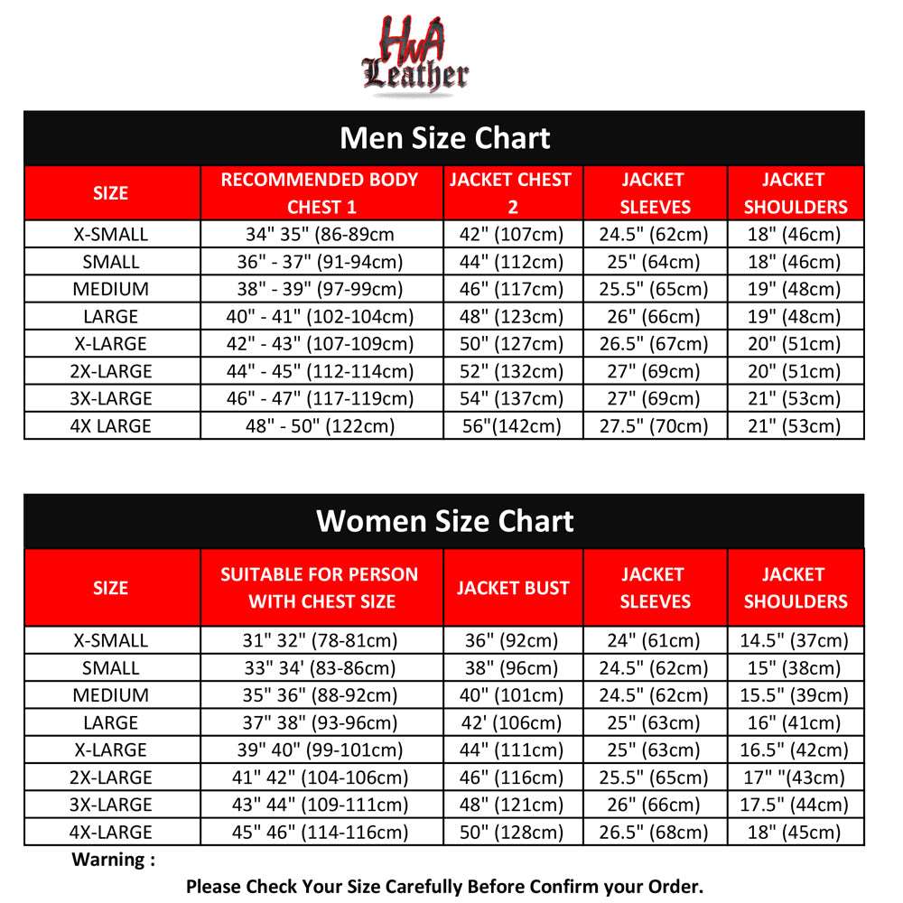 The Weeknd XO Jacket Size Chart