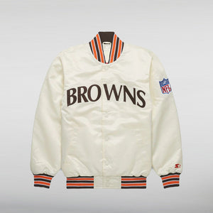 Starter Browns Satin Jacket HNA Leather