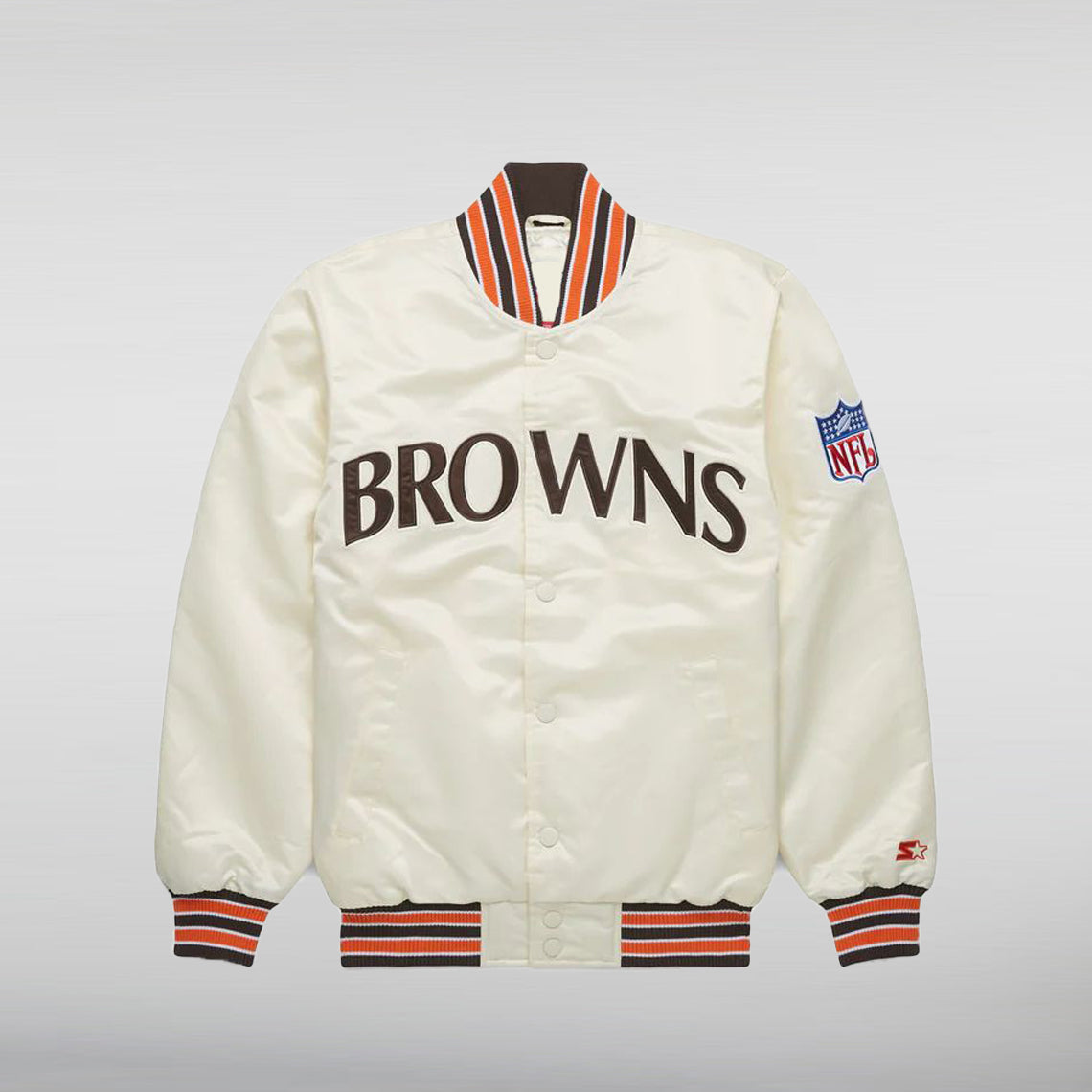 Starter Browns Satin Jacket HNA Leather