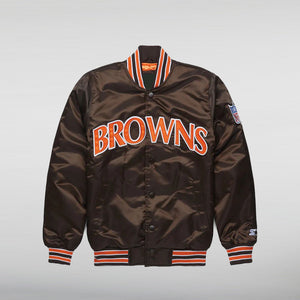 Starter Browns Satin Jacket HNA Leather
