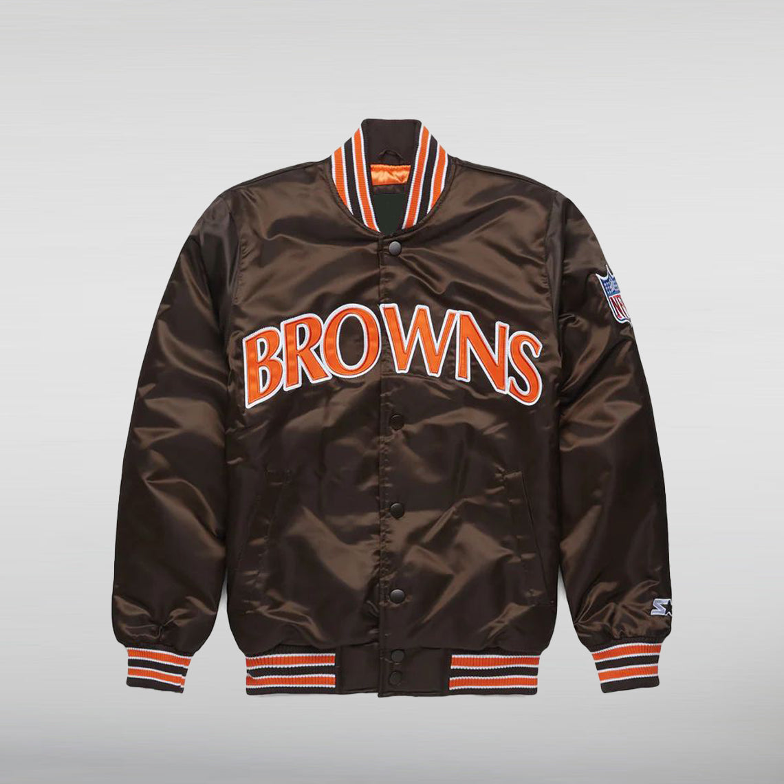 Starter Browns Satin Jacket HNA Leather