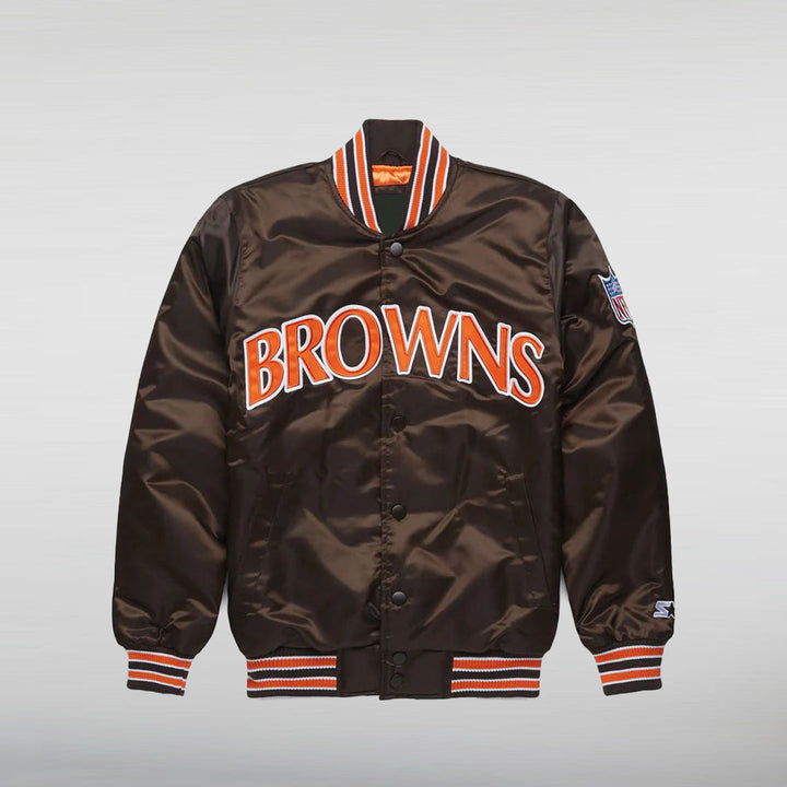 Starter Browns Satin Jacket HNA Leather