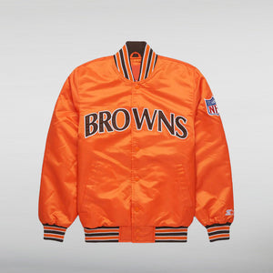 Starter Browns Satin Jacket HNA Leather