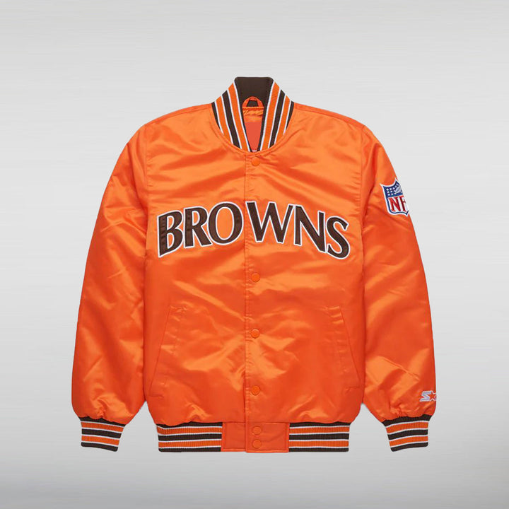 Starter Browns Satin Jacket HNA Leather