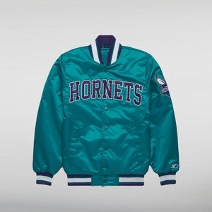 Hornets Satin Jacket HNA Leather